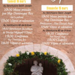 Festivités de la Saint Joseph les18 et 19 mars 2023: