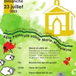 Fête pastorale de Sainte Marie-Madeleine 23 juil 2023