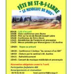 Au prieuré de St Jean de Garguier, fête de St Benoît-Joseph LABRE le 16 avril 2024