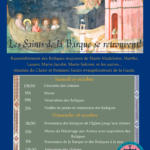 Les reliques aux Saintes Maries de la Mer les 17 et 18 octobre 2026
