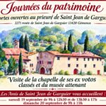 Visites du Prieuré de Saint Jean de Garguier lors des journées du patrimoine